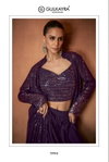 Vivah By Gulkayra Georgette Indo Western Lehenga Wholesale Shop In Surat
